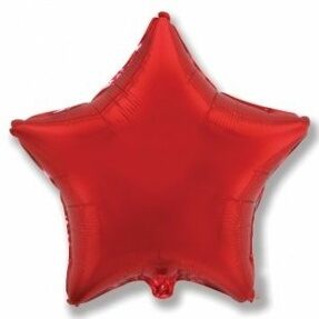 Микро-звезда, Красный,Шар (4''/10 см)  1 шт.